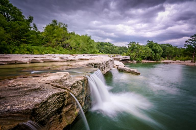 McKinney Falls, which lies right on Edwards Plateau